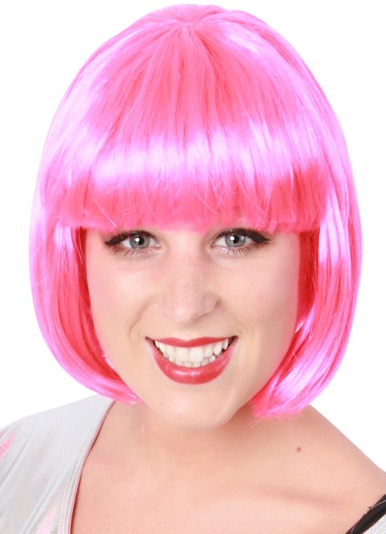 Perruque Sensation bobline rose