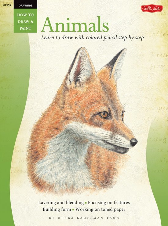 Animals in Colored Pencil / Drawing - cover