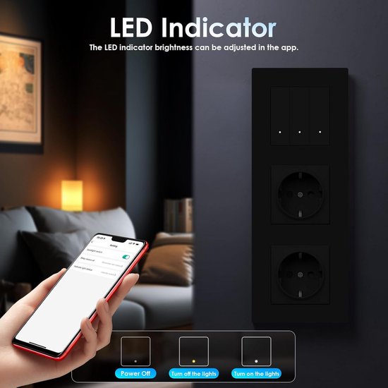 ZigBee 3.0 Stekkerdoos – Meervoudig Stopcontact Met Overspanningsbeveiliging, Timer, App-bediening, Compatibel Met Alexa, Google Home En Philips Hue, Max 4000W