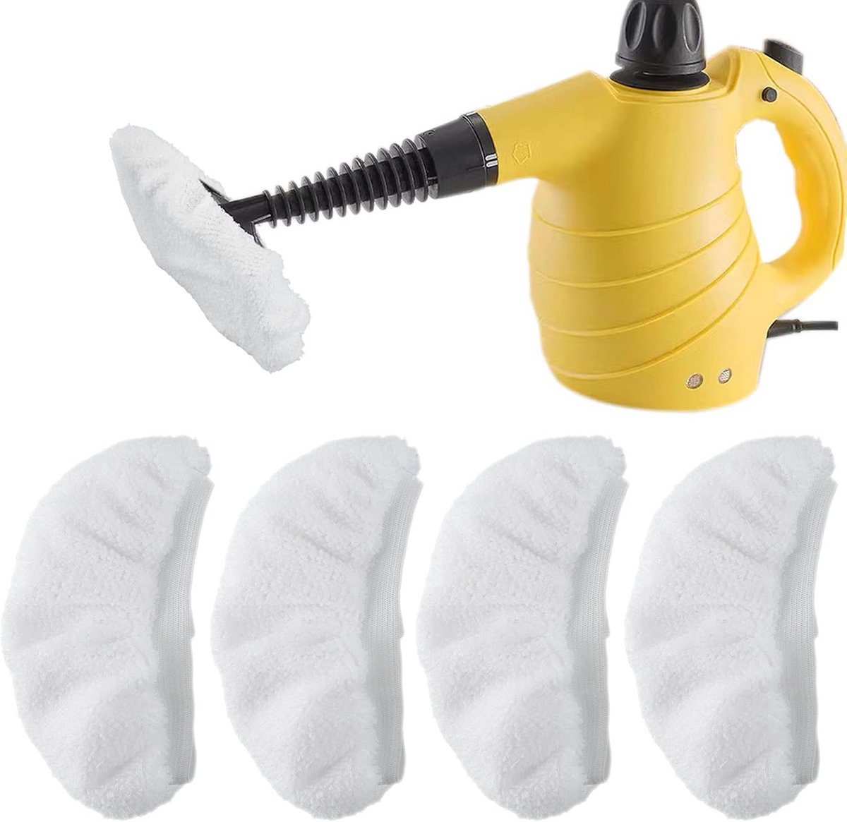 Microvezel Dweilhoezen voor Hand Stoomreiniger - Wasbaar en Universeel (Set van 4 of 10)