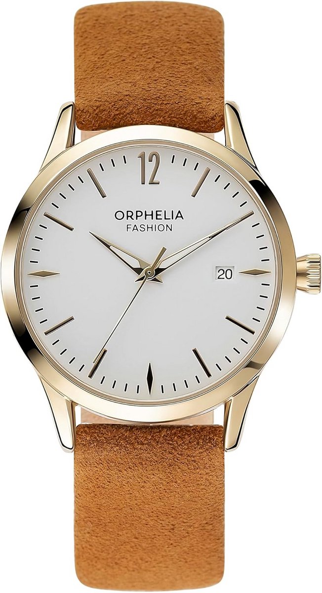 Elegant Analoog Dameshorloge met Suède en Leren Armband - Tijdloos Design