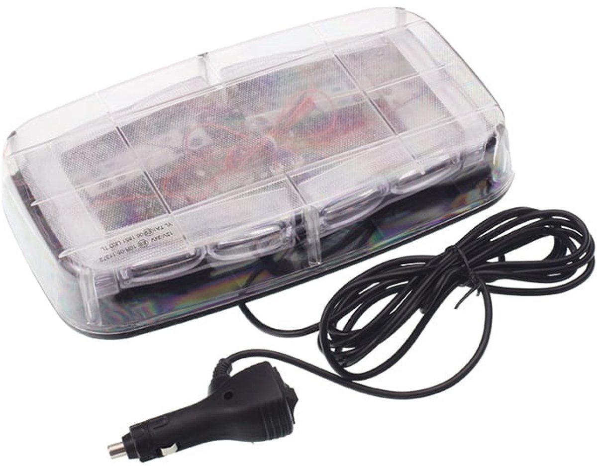 waarschuwingslamp 12-24v - 48 led - waarschuwingsbalk - zwaailamp - noodlichtbalk