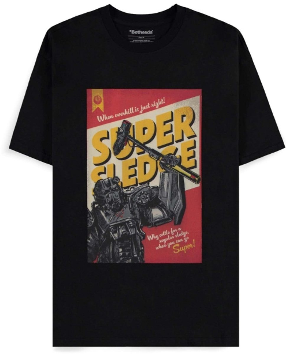 Fallout TV Series - Super Sledge Heren Tshirt - XL - Zwart