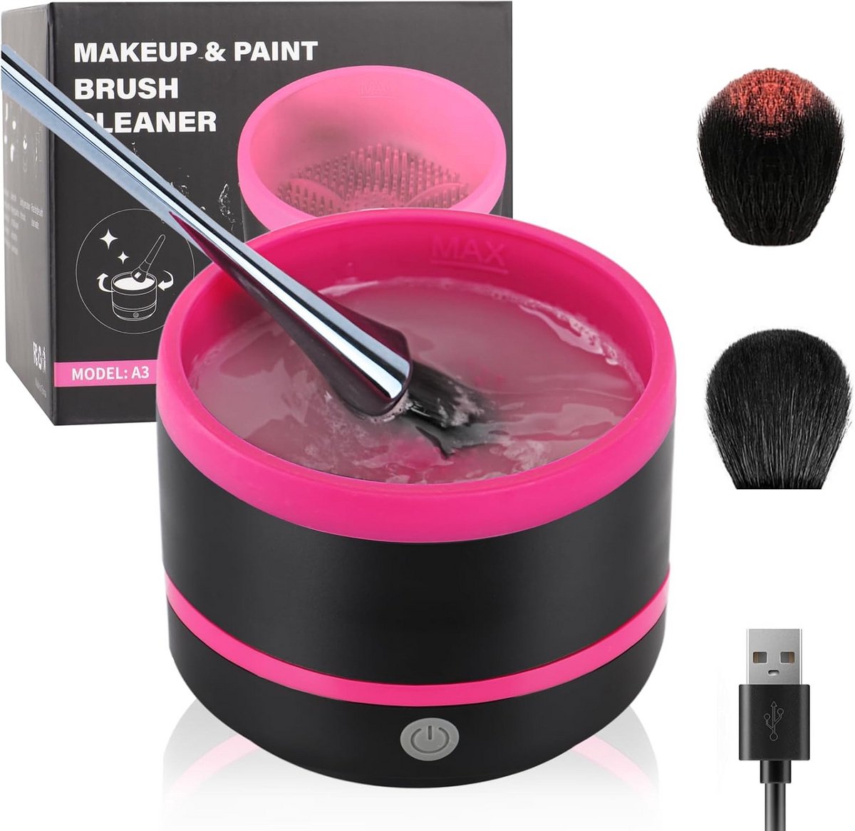 Elektrische Make-upborstel Reiniger - Snel & Efficiënt Wassen van Beauty Tools
