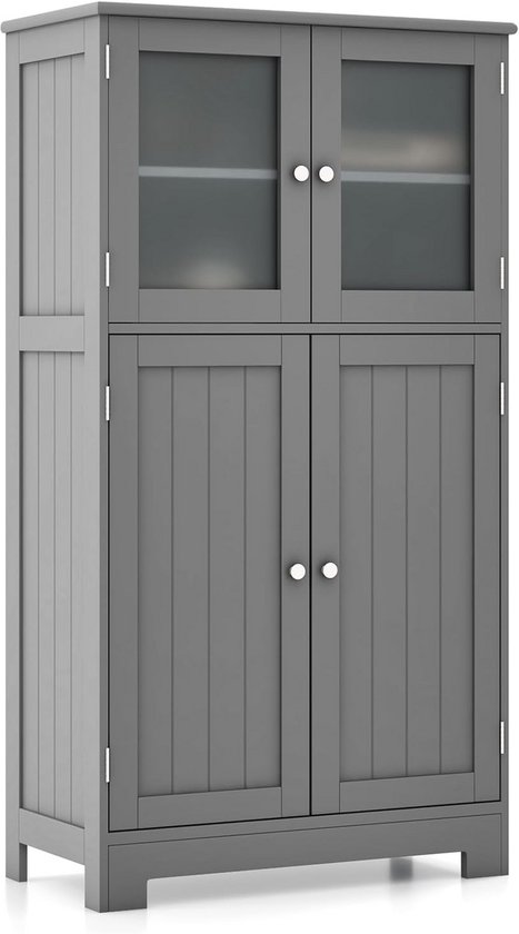 FOREHILL 190 cm Vitrinekast met 4 Deuren - Van Kasten