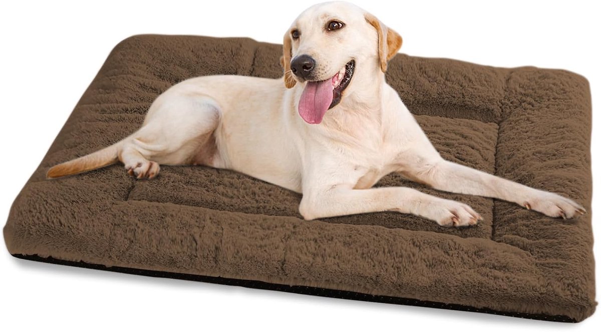 Stunq® Comfortabele en Wasbare Hondenmand voor Grote Honden met Antislip Onderkant, 90 x 60 cm, Zacht en Warm