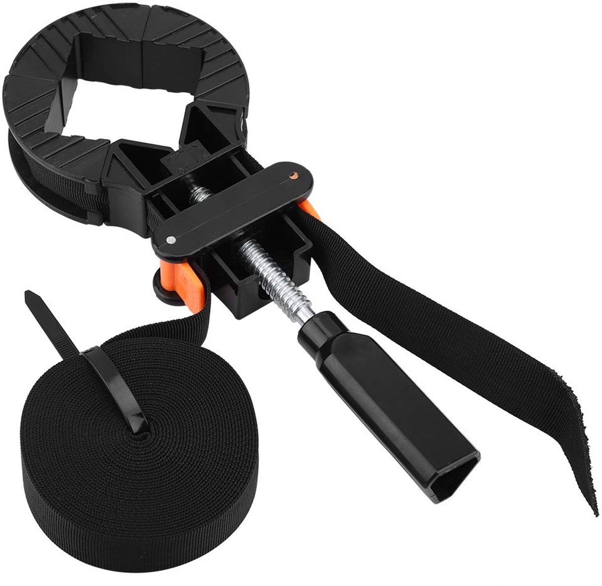 Framesleutel, verstelbaar, 6 bandsleutel, houtbewerkingsgereedschap, hoeksleutel, rechthoekige klem, fotolijsthouder voor professionele ambachtslieden en