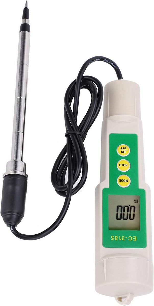 3-in-1 Bodemmeter: EC, CF en TDS Meter voor Tuin & Landbouw