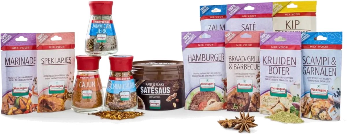 Verstegen - BBQ-pakket - 13-delig - Kruiden & specerijen - 774g
