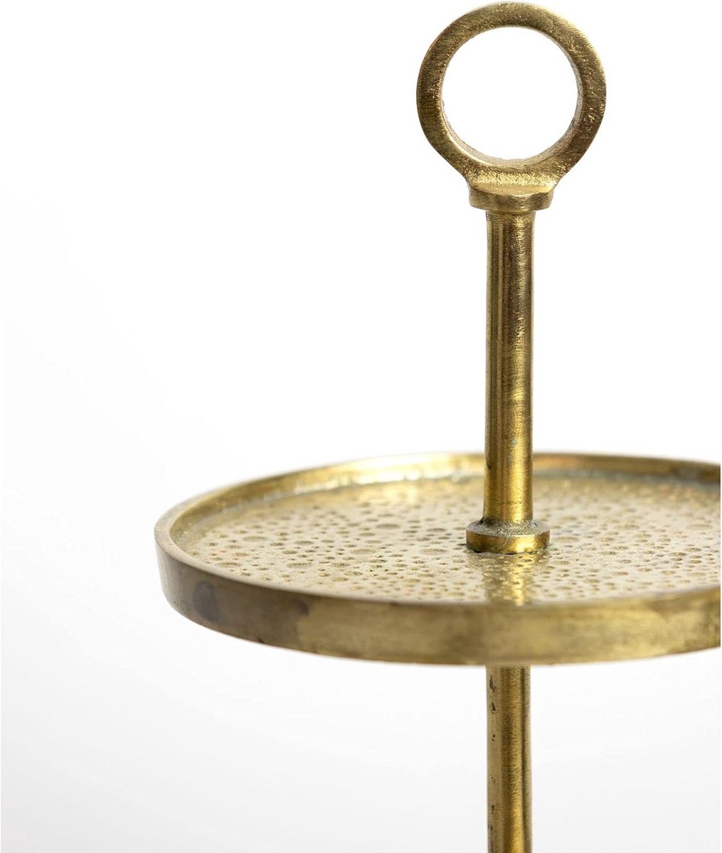 Etagère 3-lags 49 cm goudkleurig