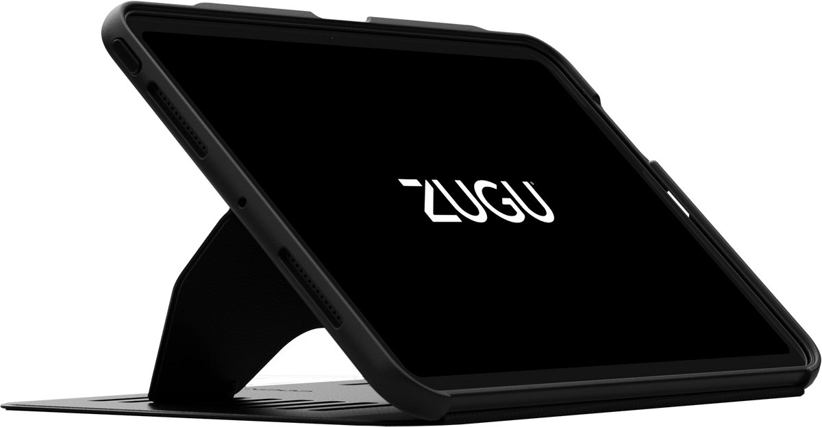 Zugu 360 case Hoesje iPad Pro 11 (M4-M5) – Portret- en Landschapsweergave – Afneembare Magnetische Standaard – Wireless Apple Pencil Oplaadmogelijkheid - Zwart