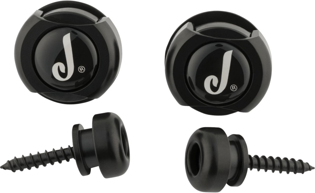 Jackson Strap Locks Black - Gitaaronderdeel