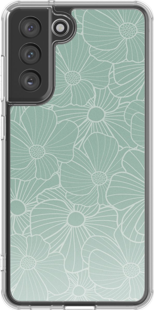 imoshion Hoesje - Geschikt voor Samsung Galaxy S21 FE - Design hoesje - Botanica