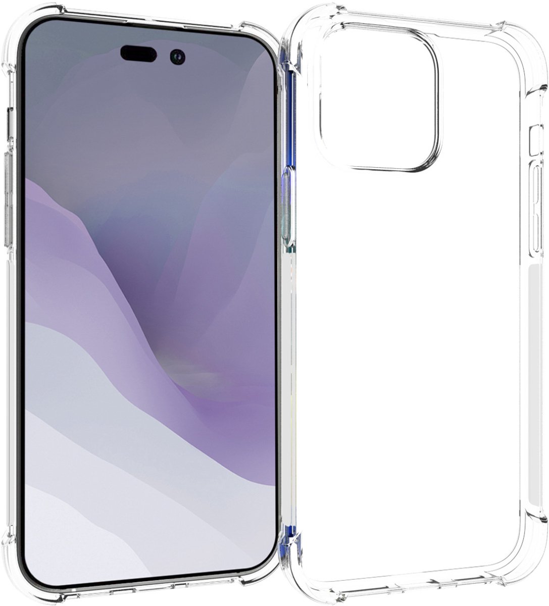 imoshion Hoesje - Geschikt voor Apple iPhone 14 Pro Max - Shockproof Case - Transparant