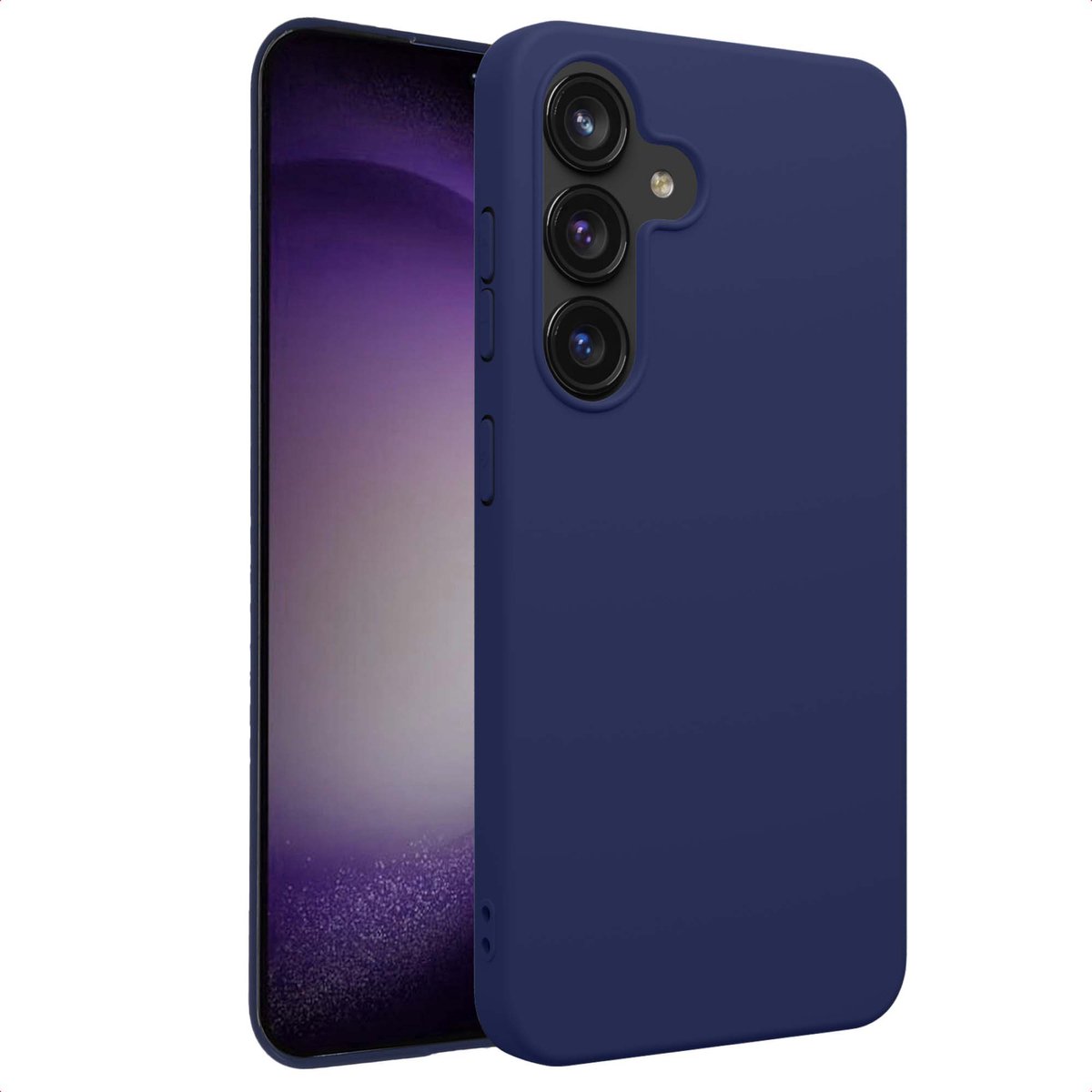 imoshion Hoesje - Geschikt voor Samsung Galaxy S24 - Color Backcover - Donkerblauw