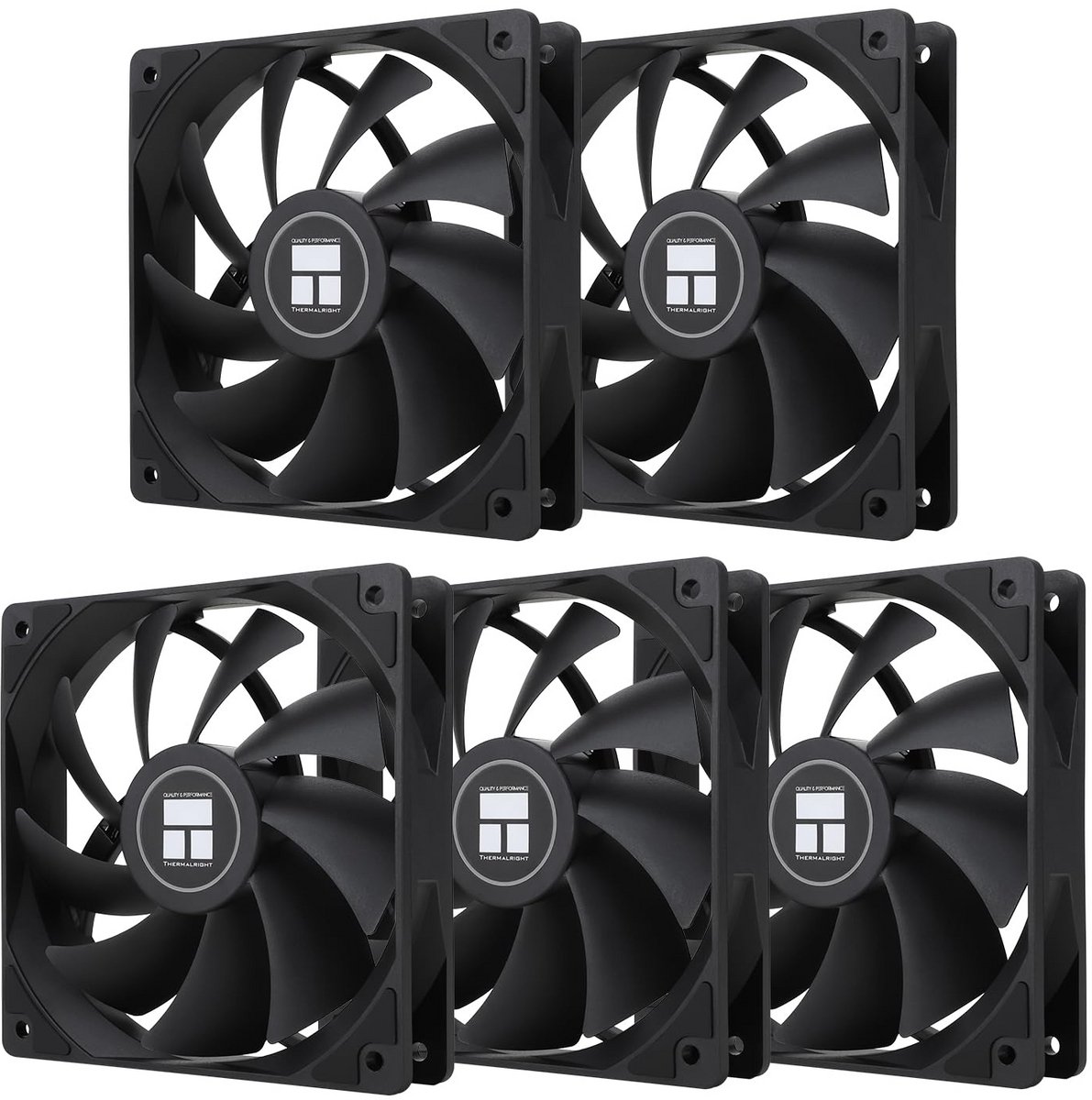 120 mm CPU Air Fan - Stille 1550 RPM PWM Computerventilator voor PC