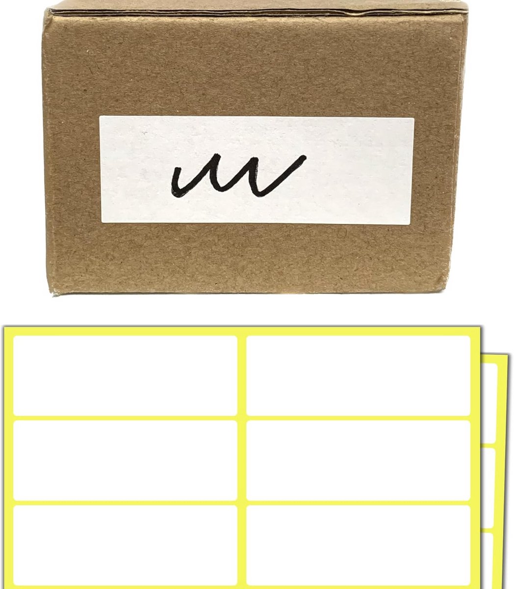 200 Stuks Zelfklevende Etiketten Stickers 70 x 25 mm