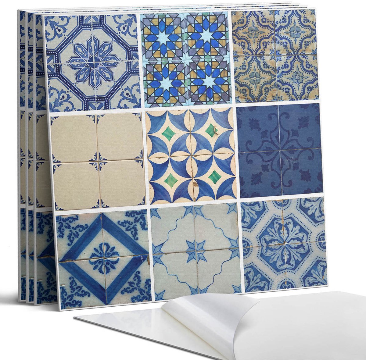 Coloray Wandpanelen Zelfklevend - Keramische tegelpatronen Zelfklevende Wandpanelen - 50 c