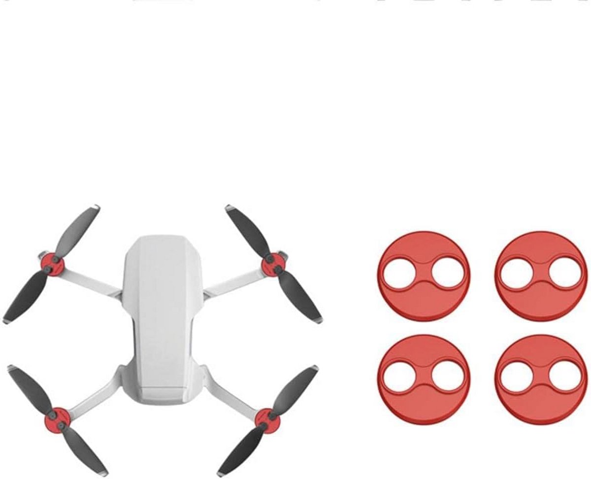 Mini 3 Pro Motorkap - Aluminium Beschermhoes voor Drones, Stofdicht en Waterdicht, 4 Stuks