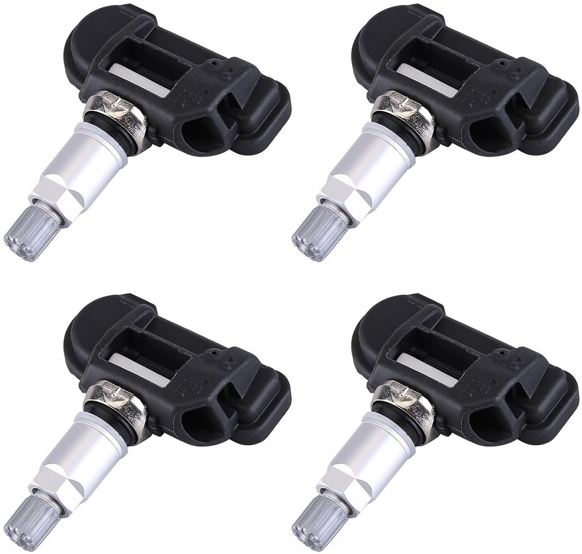 4 Stuks Bandenspanningssensoren voor Opel - Compatibel met Diverse Modellen - IP67 Waterdicht