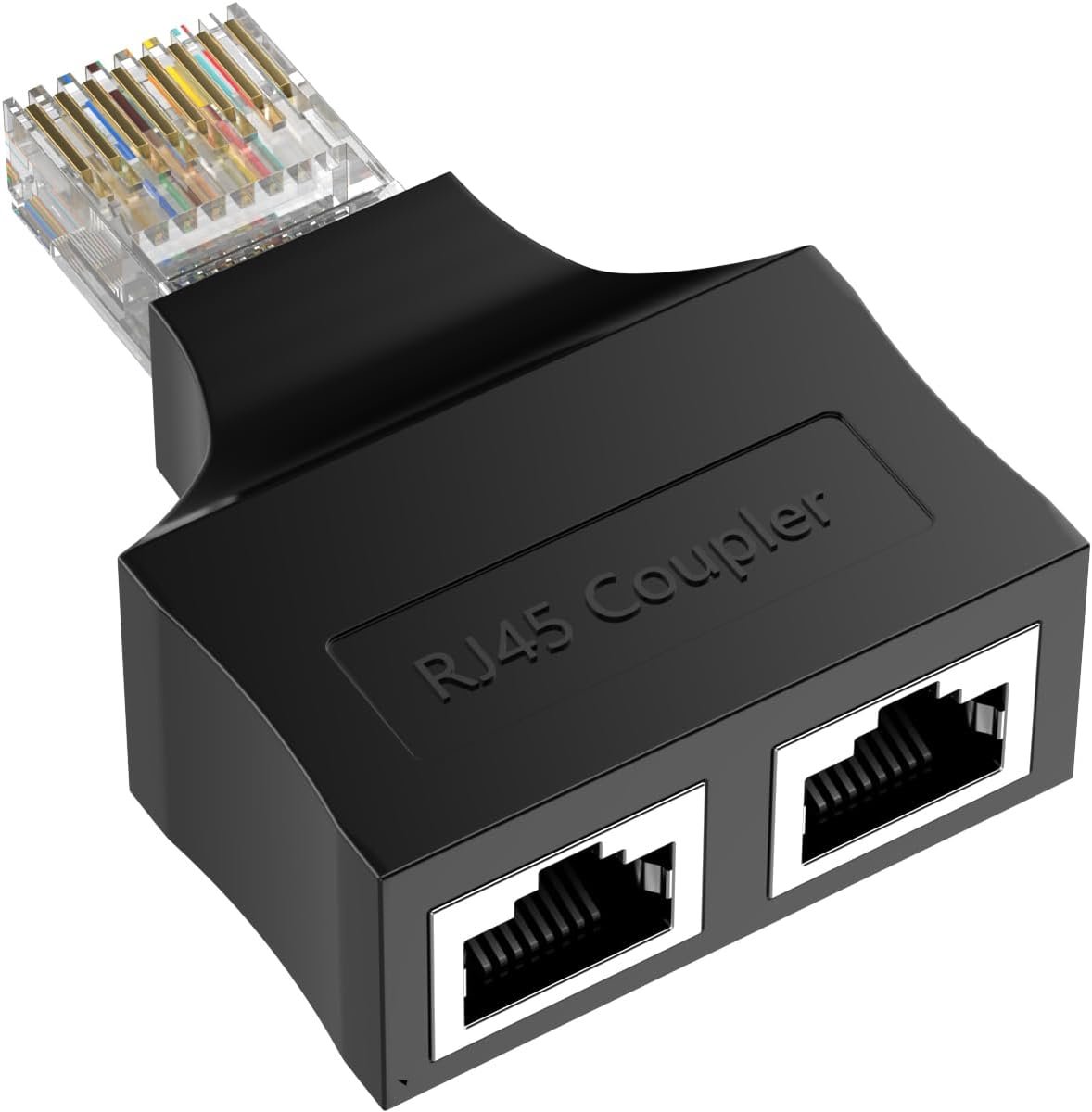 Ethernet Splitter RJ45 1 naar 2 Poorten LAN Netwerk Adapter voor Snelle Verbinding
