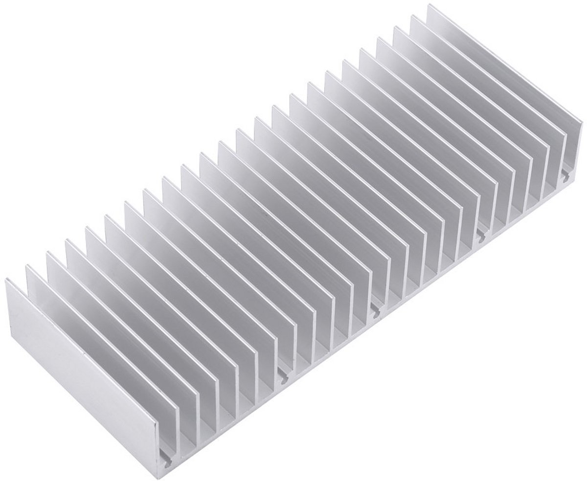 Aluminium Waterkoeler Koellichaam 150mm voor Versterker Transistor