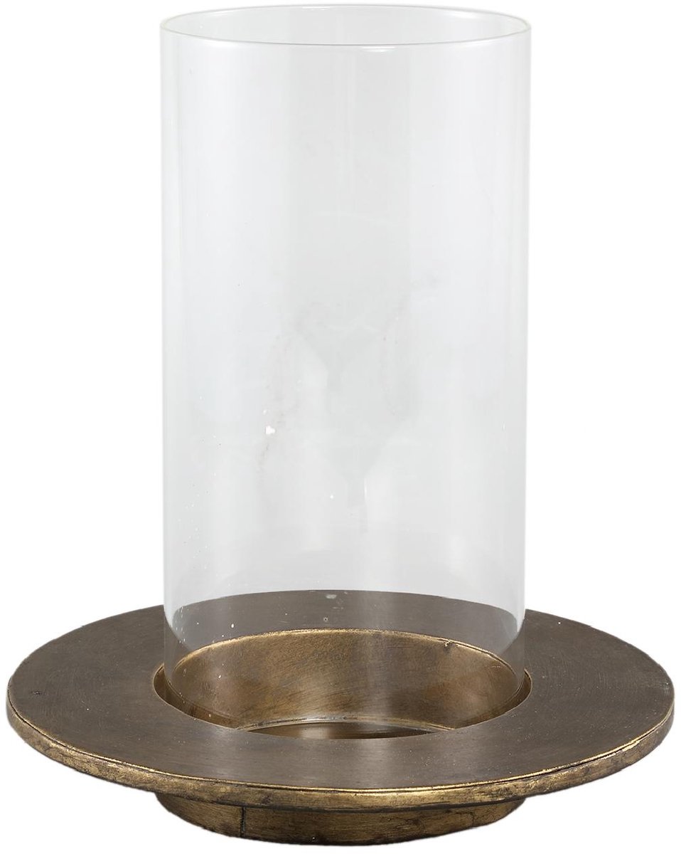 PTMD Windlicht Vinder - Goud - 22x22x25.5cm