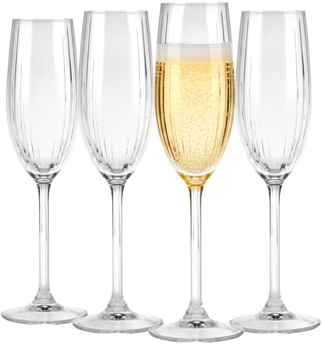 Champagneglazen 210ml 4 stuks - Champagnefluiten - Champagne - Prosecco Glazen