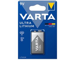 Varta 9V Lithium Batterij - 1 stuk
