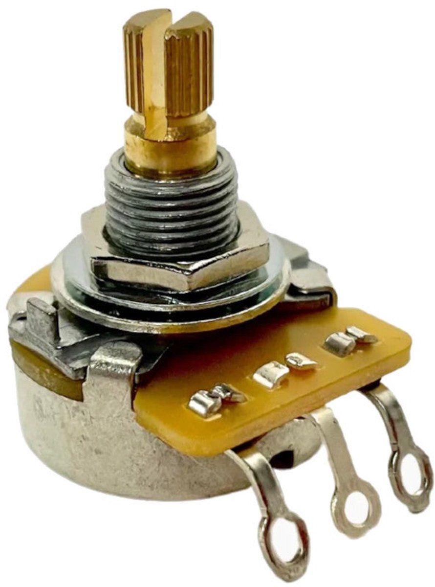 AllParts EP-0085-000 CTS 250K Split Shaft Audio Pot logaritmische potmeter