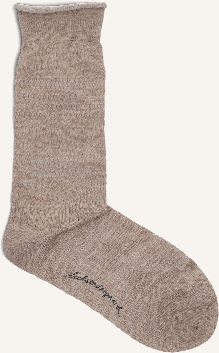 Becksondergaard Lucretia Wola Sock Beenmode Dames - Beige - Maat 39-41