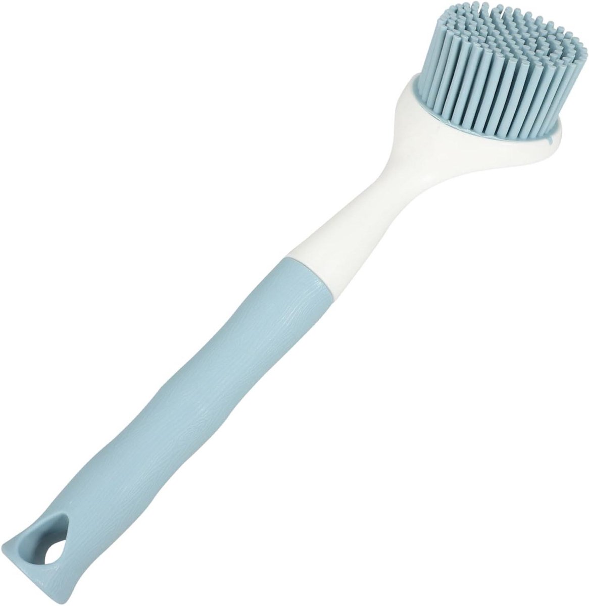 Provento - Siliconen Keukenborstel voor Afwassen en Schoonmaken - Schuim Exfoliator - Blauw - Keukengerei - Handige Afwasborstel