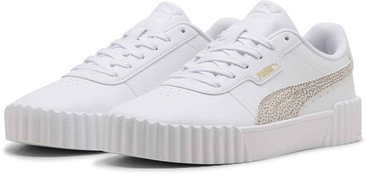 PUMA Carina 3.0 Topcat Dames Sneakers PUMA -Frosted Ivory Wit