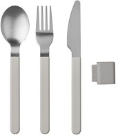 Mepal bestekset Silueta - 3-delig - Reisbestek - Nordic white
