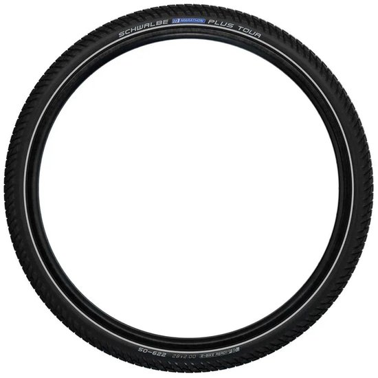 BUB Schwalbe 28-2.00 (50-622) Marathon Plus Tour Perf. zw R van Schwalbe — afbeelding 3
