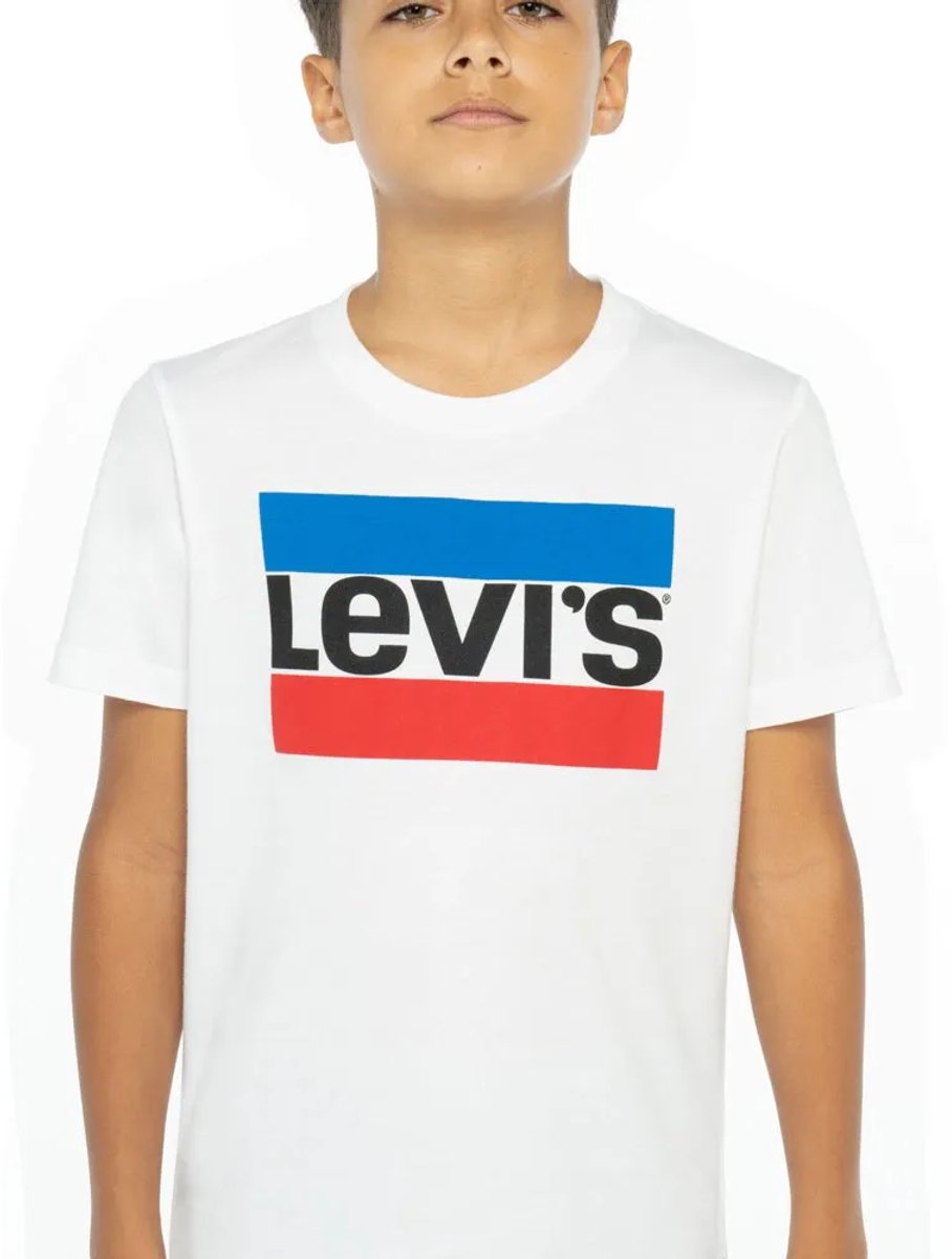 Levi´s ® Kids Sportswear Logo T-shirt Met Korte Mouwen 8 Years Jongen Transparant