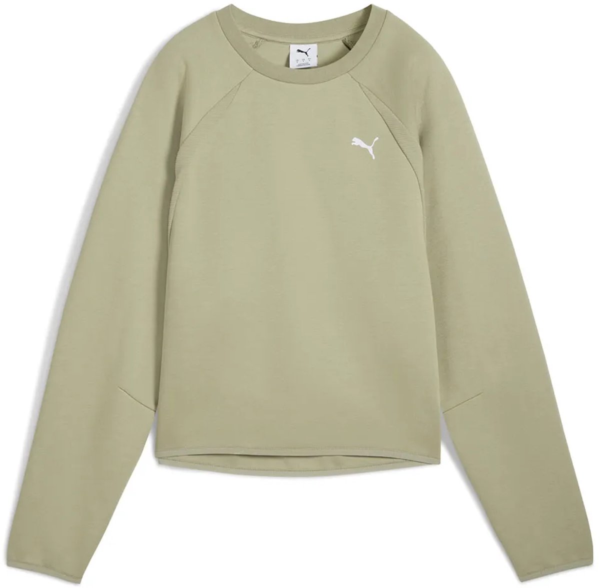Puma Evostripe Comfort Short Sweatshirt S Vrouw Lux Army