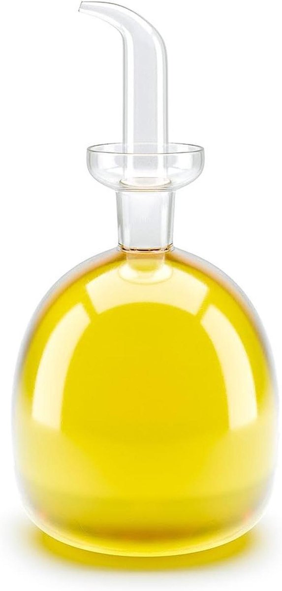 Cruet Basics 850 ml Borosilicate - Transparante Glazen Oliefles met Druppelstop