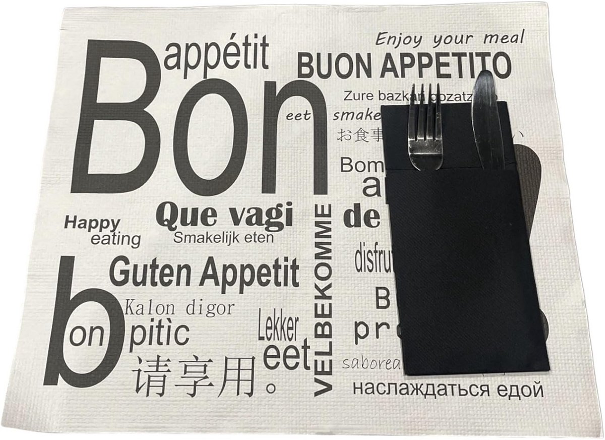 Papieren Placemats 33 x 40 cm - 250 Stuks voor Tafeldecoratie