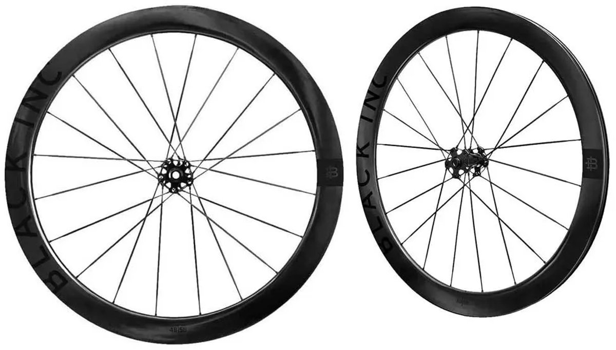 Black Inc 48|58 Cs Cl Disc Tubeless Racefiets Wielset Zilver 12 x 100/12 x 142 mm / Shimano/Sram HG