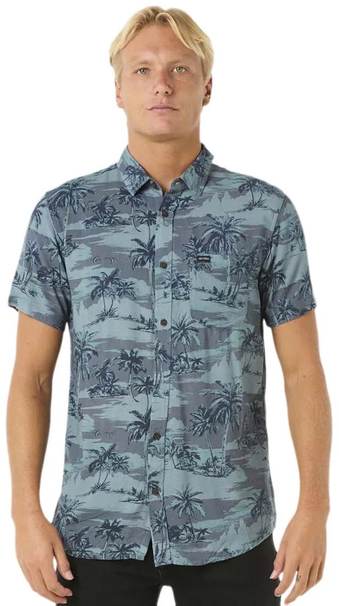 Rip Curl Dreamer Barrel Killa Overhemd Met Korte Mouwen S Man Pine Night