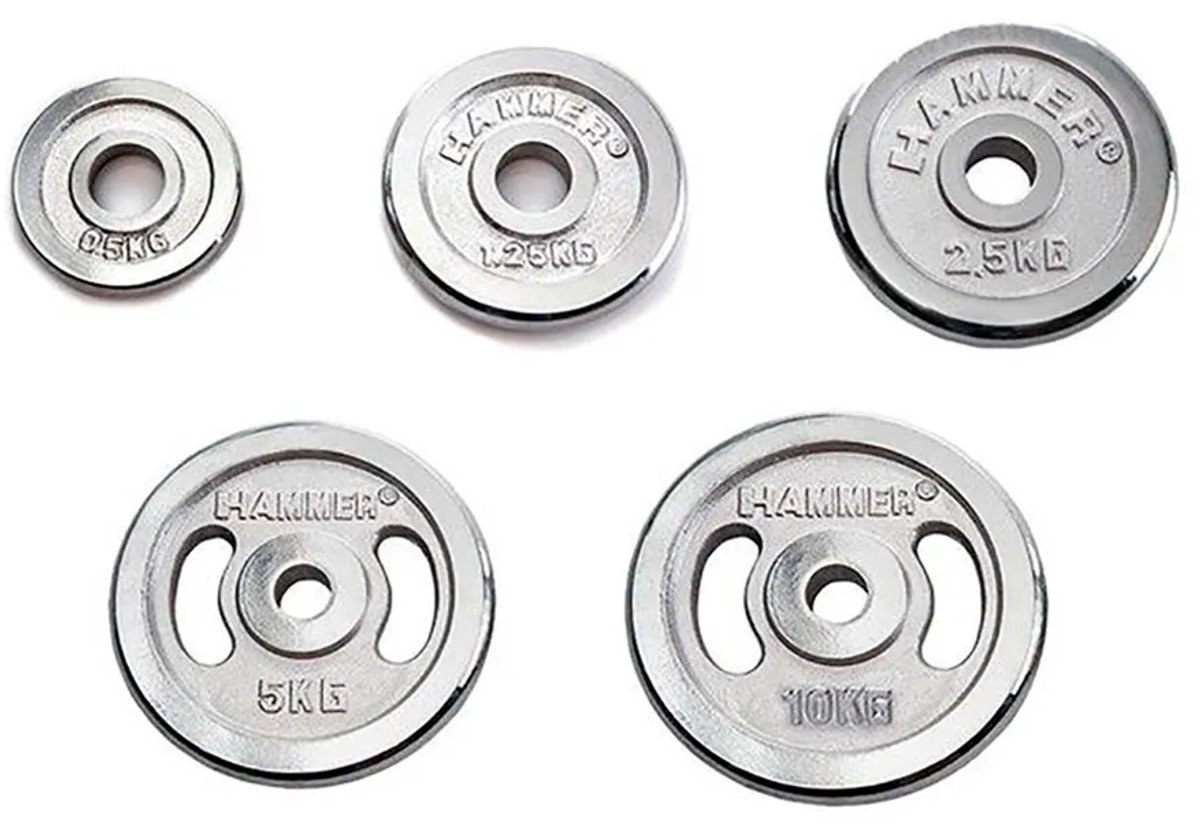 Finnlo Chrome 5kg Gewichts Schijf Zilver 5 kg