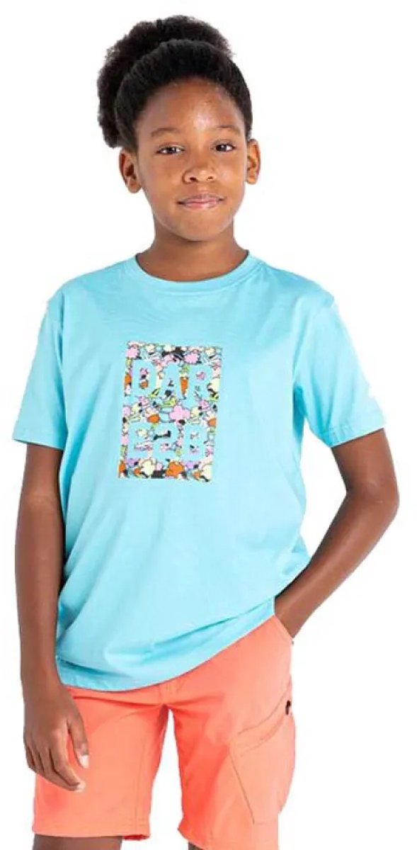 Dare2b Trailblazer T-shirt Met Korte Mouwen 9-10 Years Jongen Sea Jet