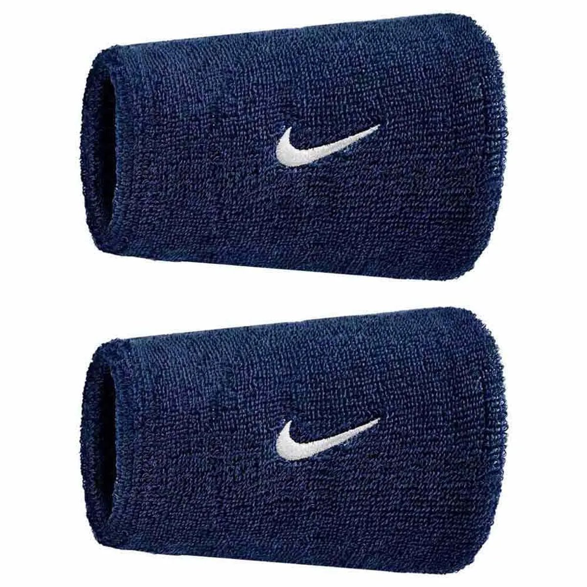 Nike Accessories Swoosh Classic Doublewide Polsband 2 Eenheden Blauw Man,Vrouw