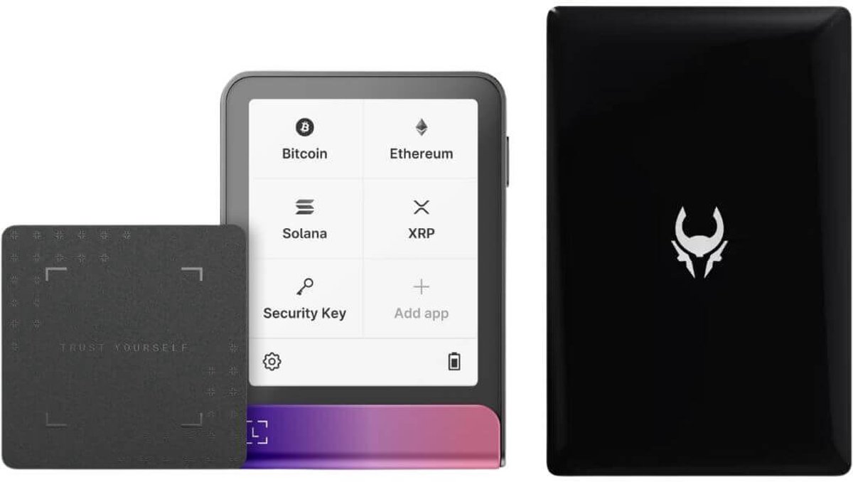 Ledger Flex Crimson Magenta + Cryptotag Loki - voordeelbundel