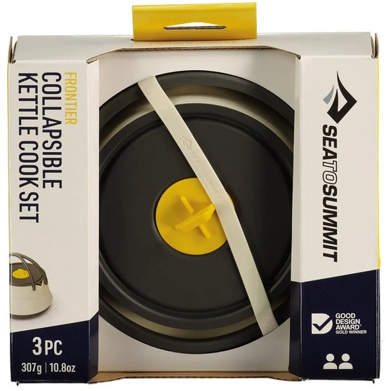 Sea To Summit Frontier Opvouwbare Theepot Set 3 Eenheden Goud — afbeelding 4