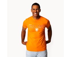 Nederlands Elftal T-shirt Heren - Maat M - Officiële KNVB Kleding - Oranje T-Shirt - Holland