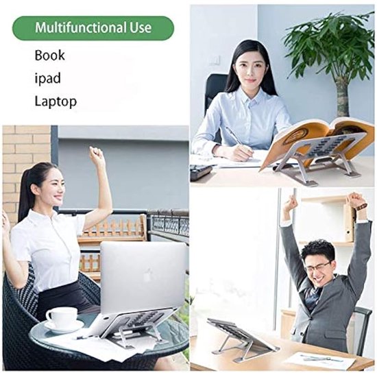 Verstelbare grafische tabletstandaard Geschikt voor 10-15,6 inch pen - opvouwbare desktopstandaard Geschikt voor Wacom One, Cintiq 13/16, XP-Pen Artist 12/13,3/15,6 en Huion Kamvas 12/13,3/15,6 inch van Merkloos — afbeelding 3