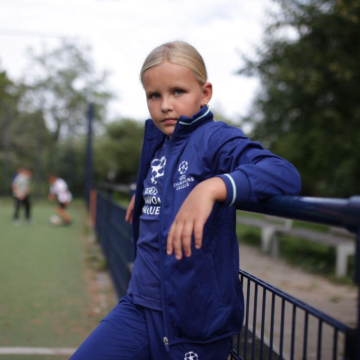 Champions League logo t-shirt kids - Maat 164