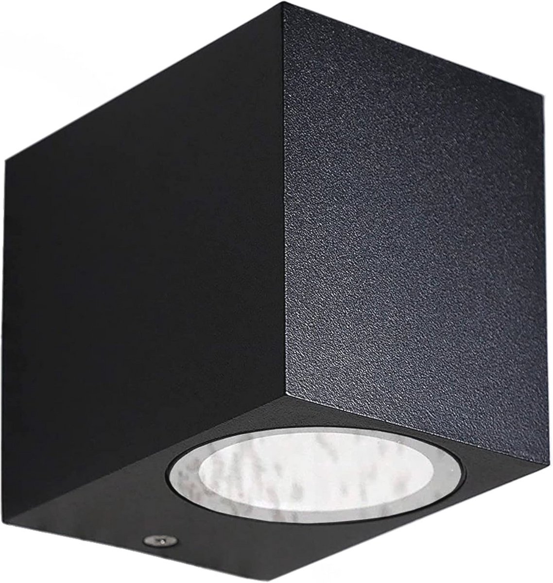 Buitenwandlamp met GU10-fitting en aluminium behuizing voor LED en halogeen